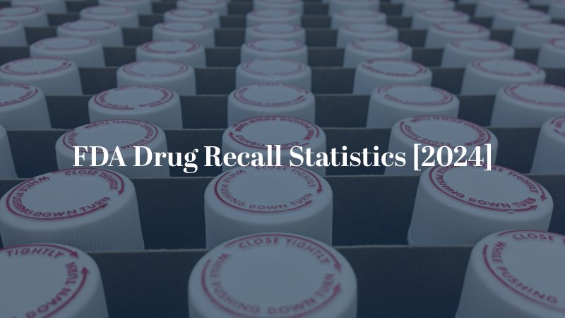 FDA Drug Recall Statistics [2024]